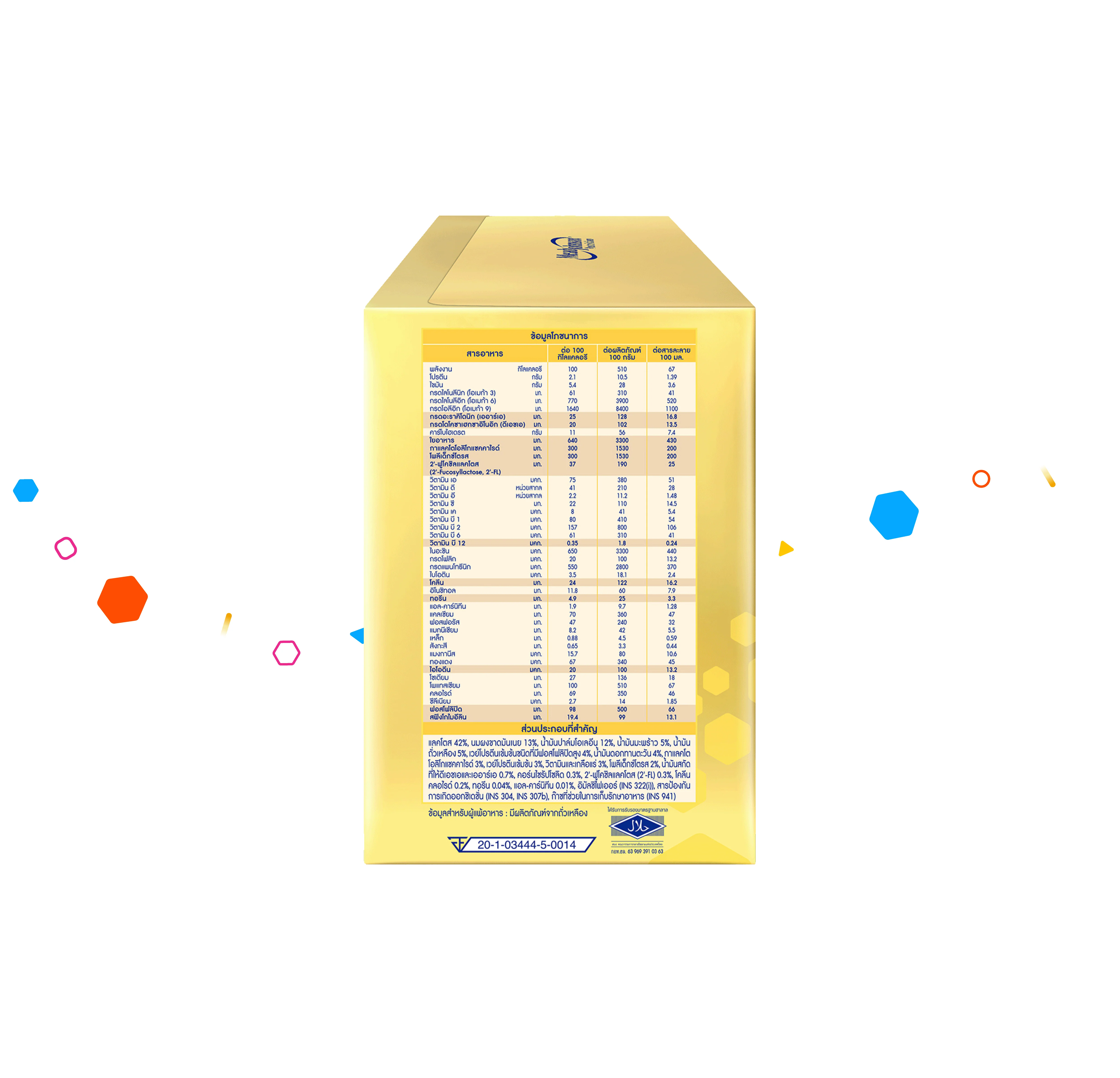 นมผง เอนฟาแล็ค เอพลัส มายด์โปร สูตร1 (2850 กรัม) Enfalac A+ MindPro Stage1 (2850 g) - Image 2